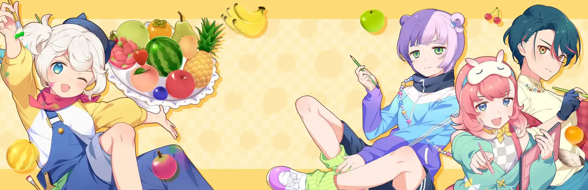 Fruit Mountain Party background