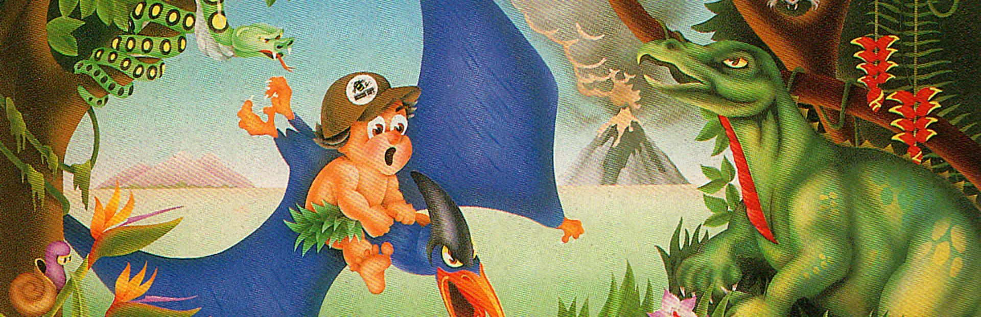 Adventure Island II: Aliens in Paradise background