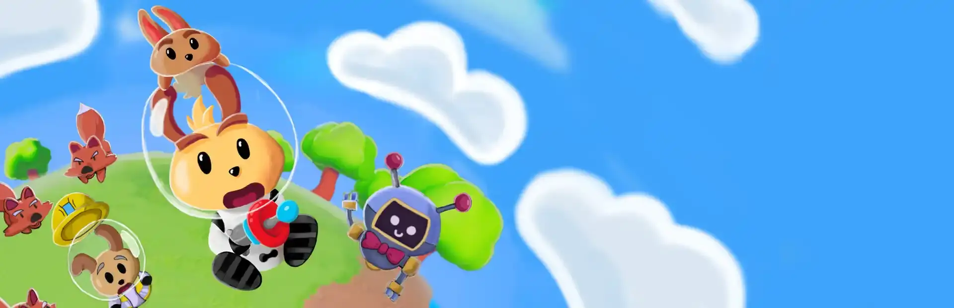 Space Bunny Explorers background