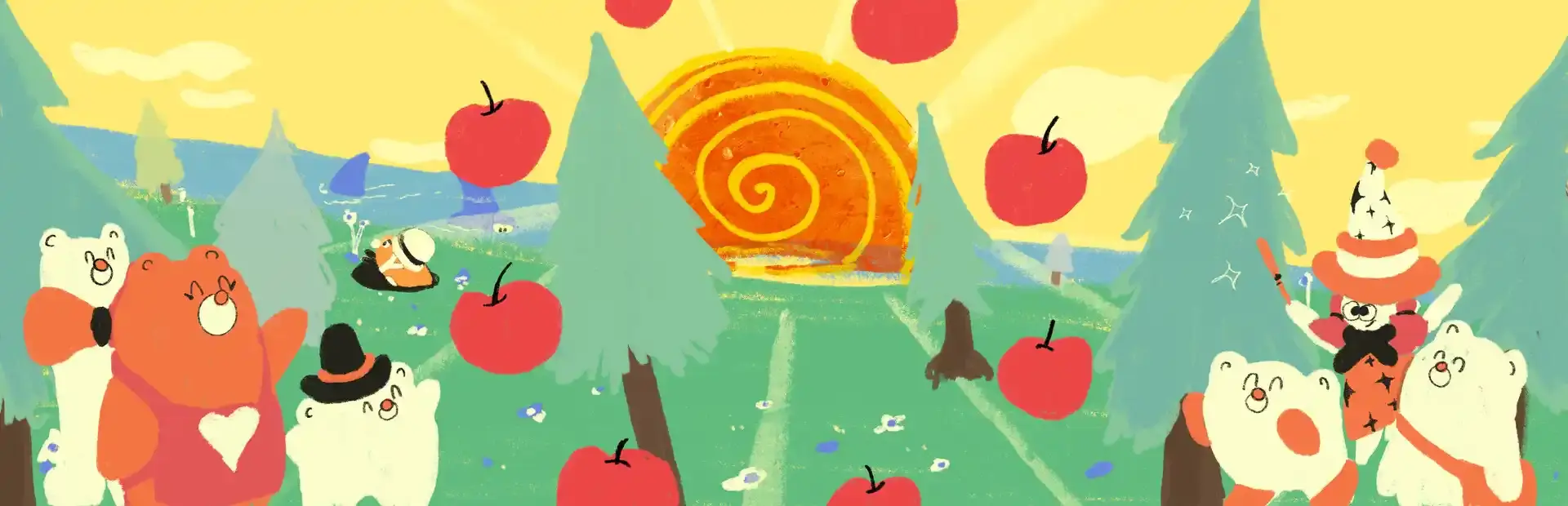 Kiko's Apple Adventure background