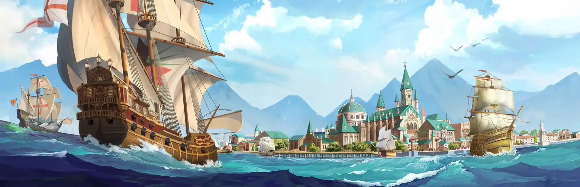Uncharted Ocean background
