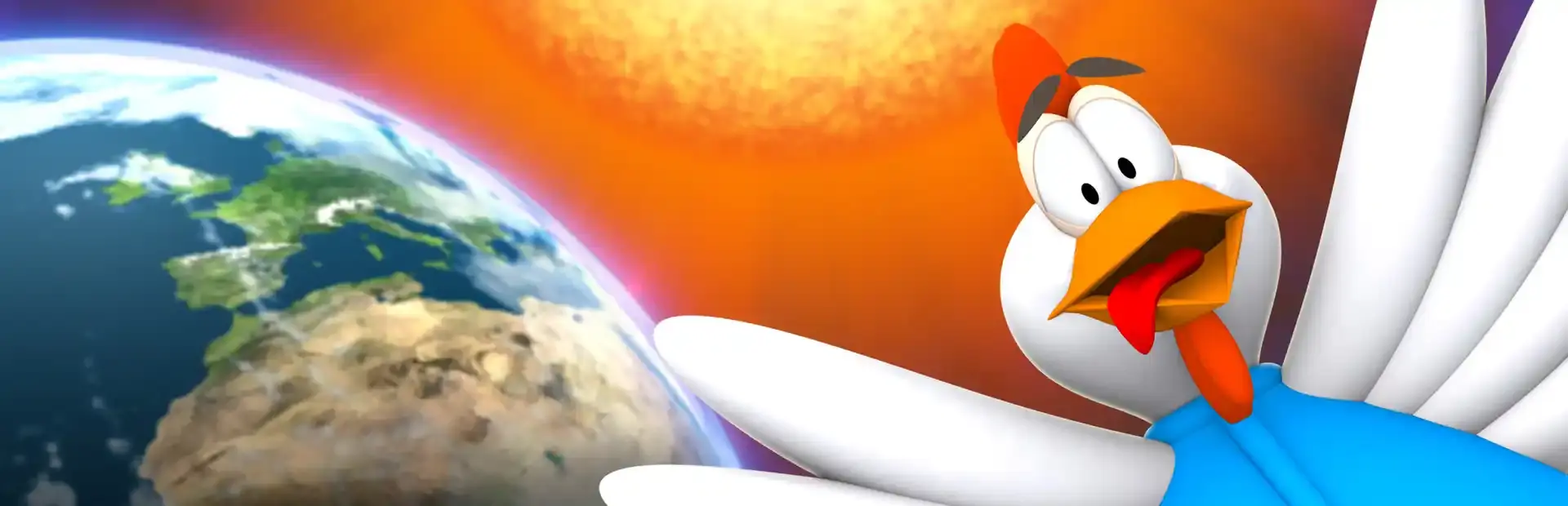 Chicken Invaders 3: Revenge of the Yolk background