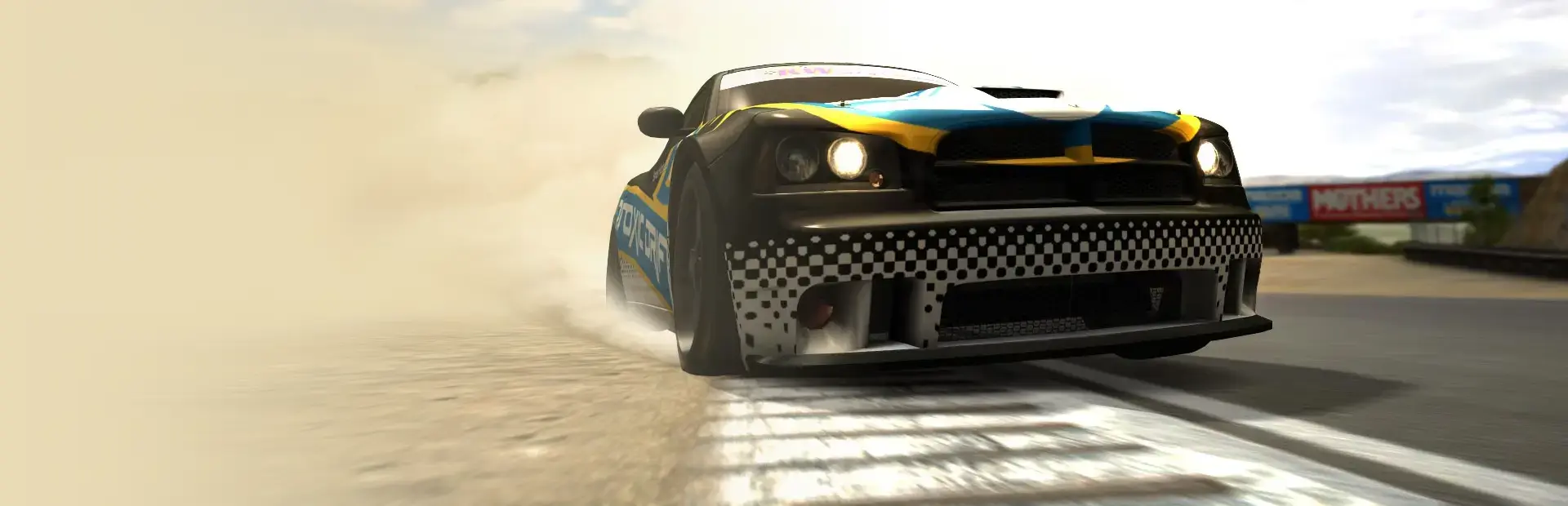 Race On background
