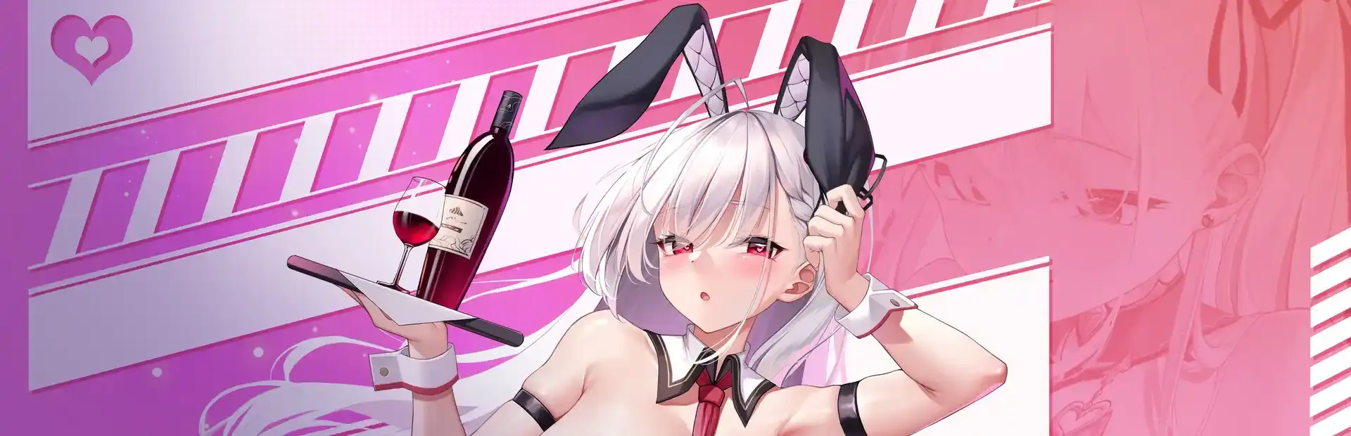 Cute Honey: Bunny Girl background