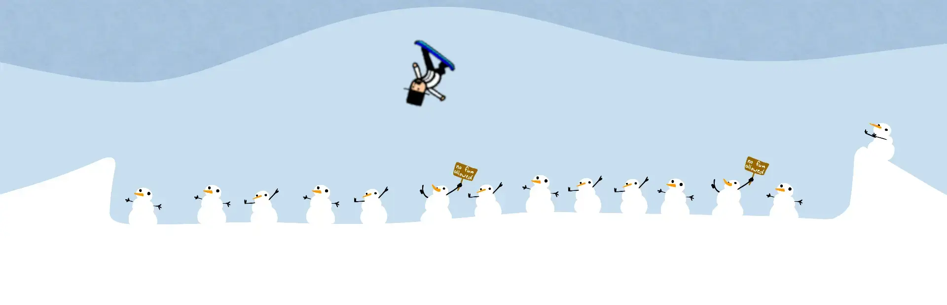 Fancy Snowboarding background