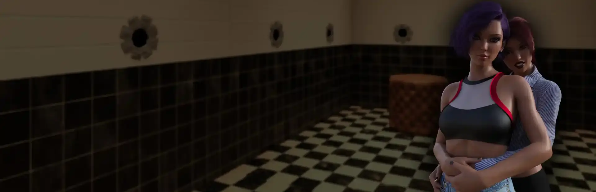 Sexy Memory Puzzle: Futanari Gloryhole background