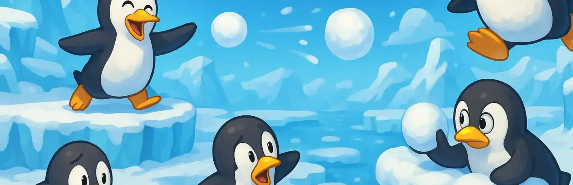 Frozen Feathers background