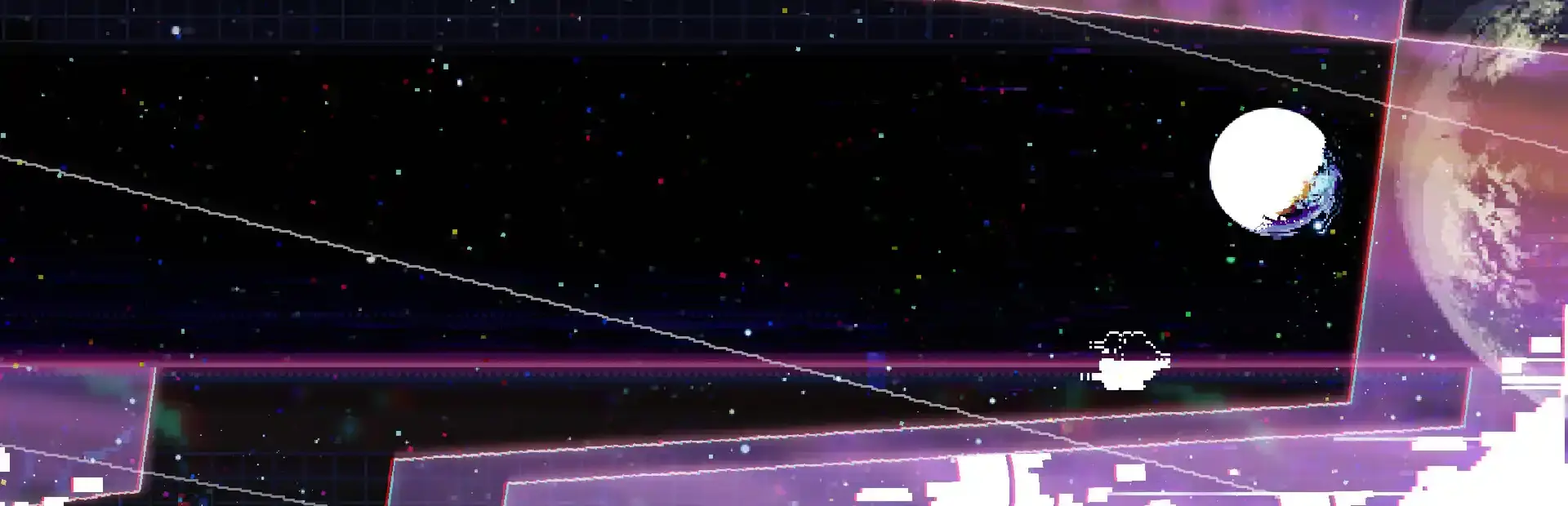 Saturn Quest: R.U.N.E. 3000 background
