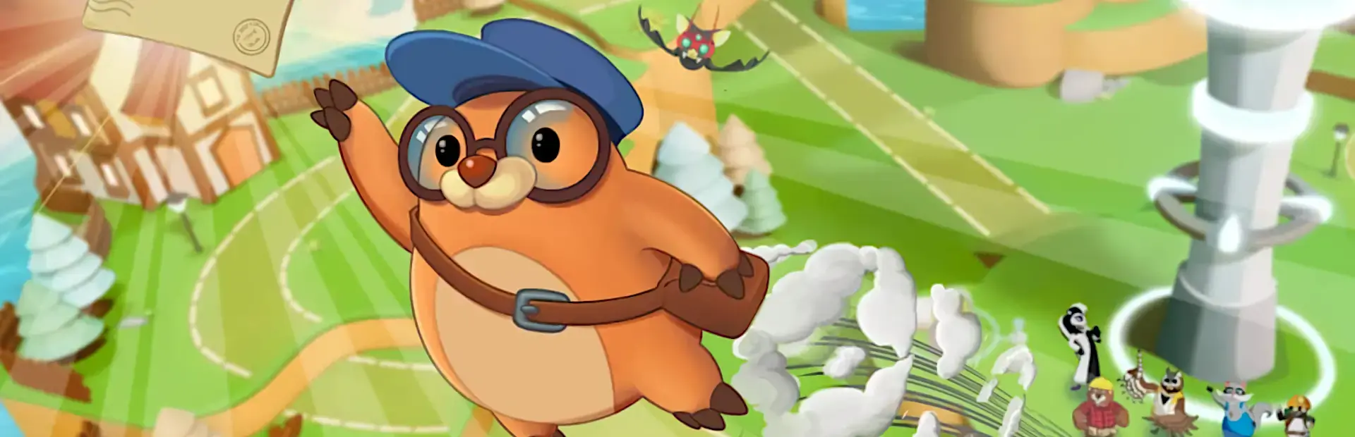 Mail de Cute background