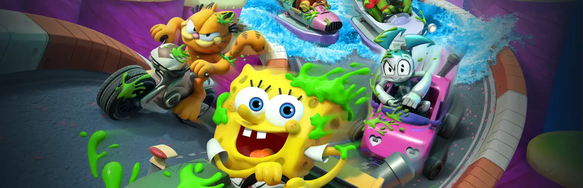 Nickelodeon Kart Racers 3: Slime Speedway background