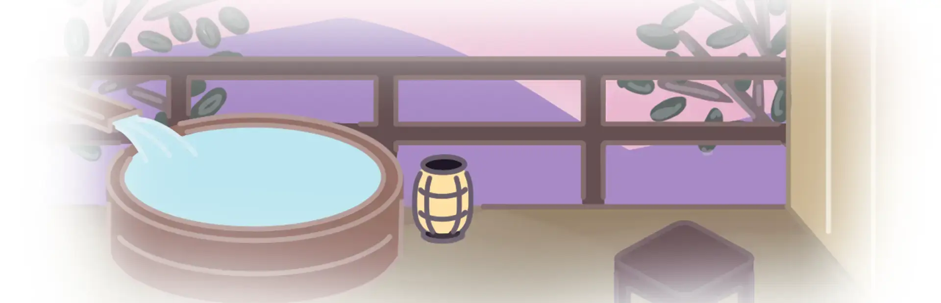 One Night, Hot Springs background