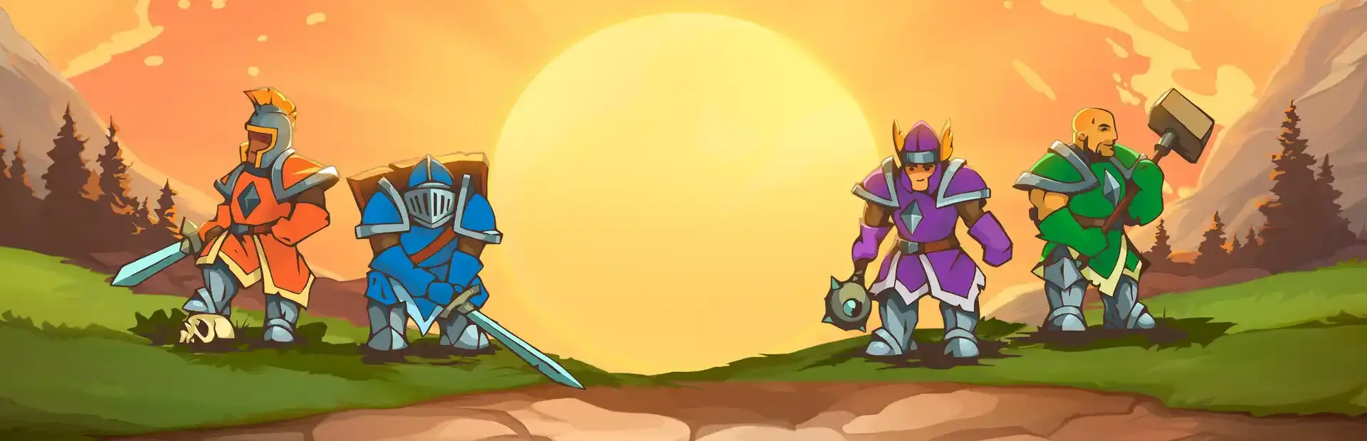 Knights of Braveland background