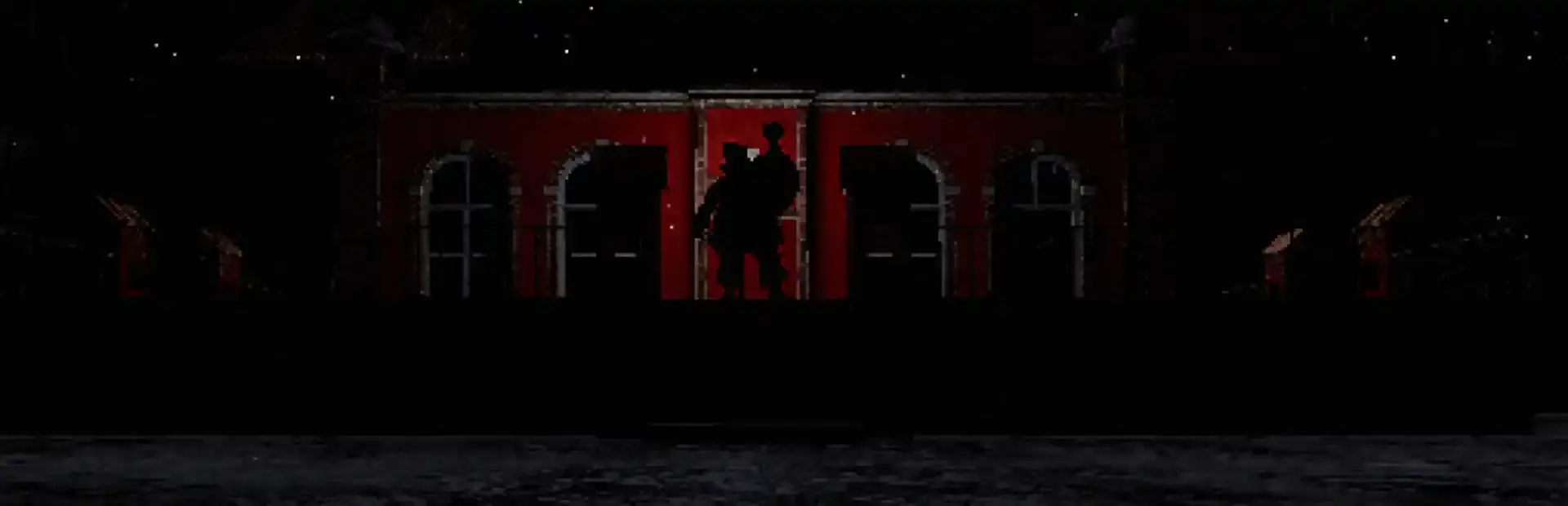 Christmas Horror background