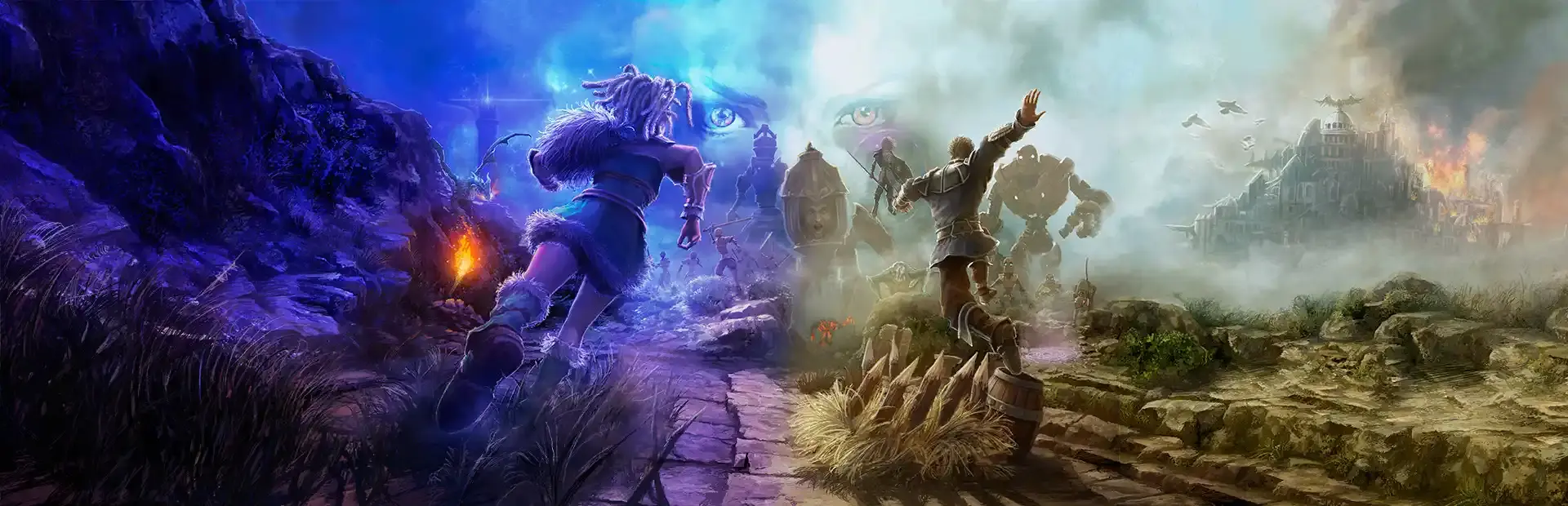 Runner Heroes: The Curse of Night and Day background