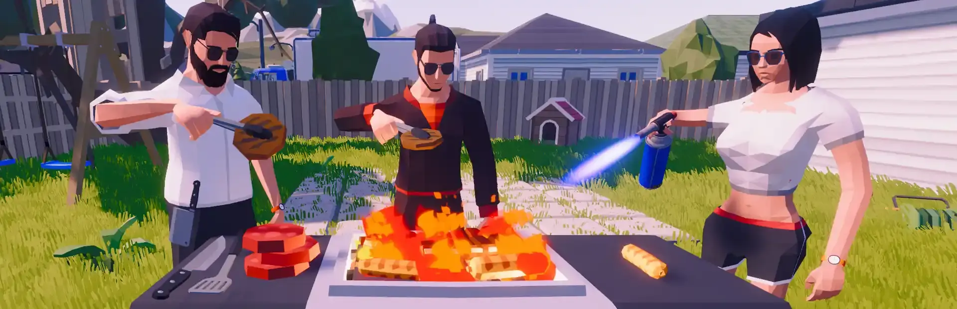 BBQ Simulator: The Squad background
