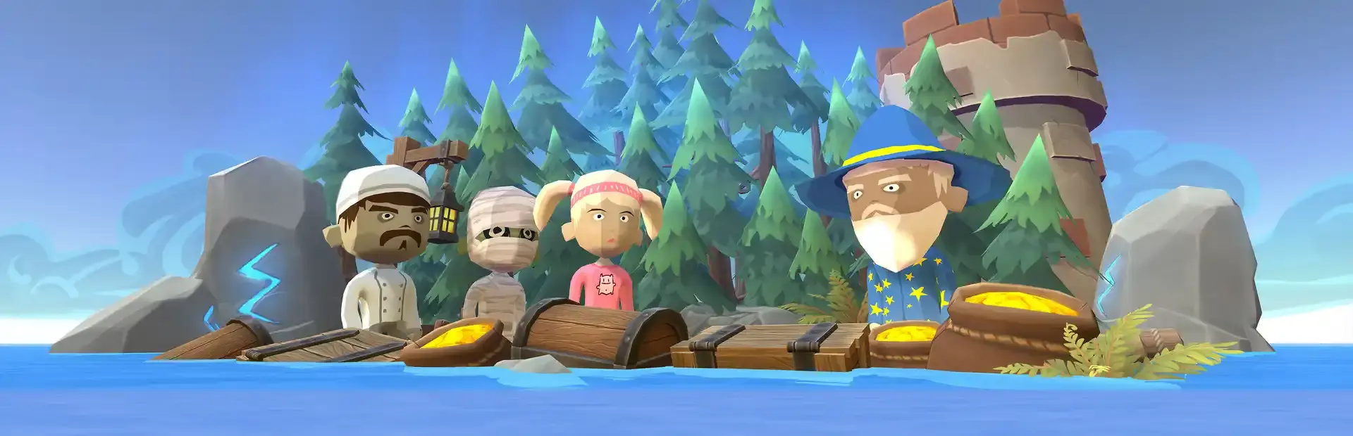 Raiders of the Lost Island background