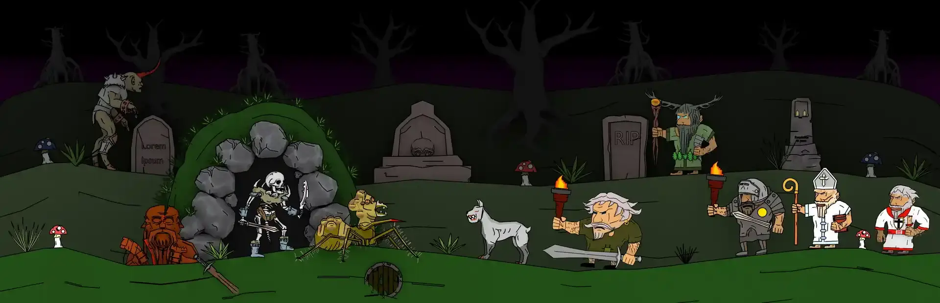 Once upon a Dungeon II background