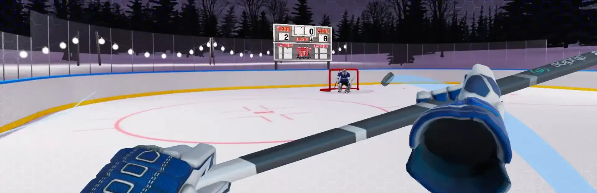 Hockey VR background