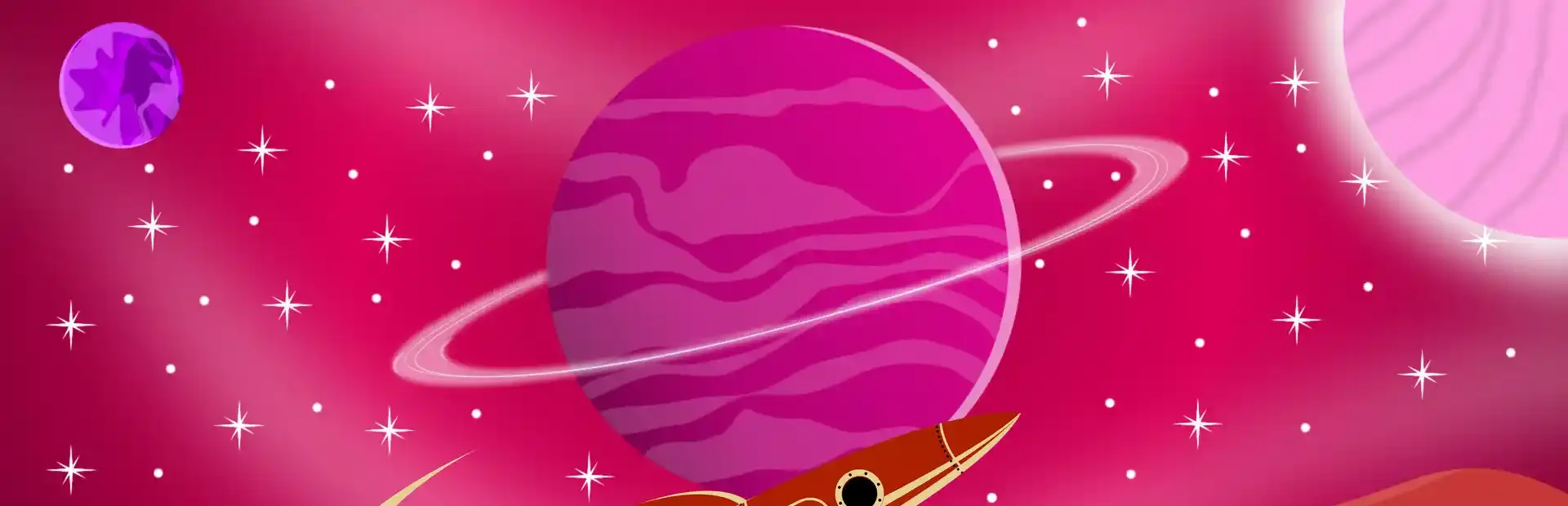 Saturnine background