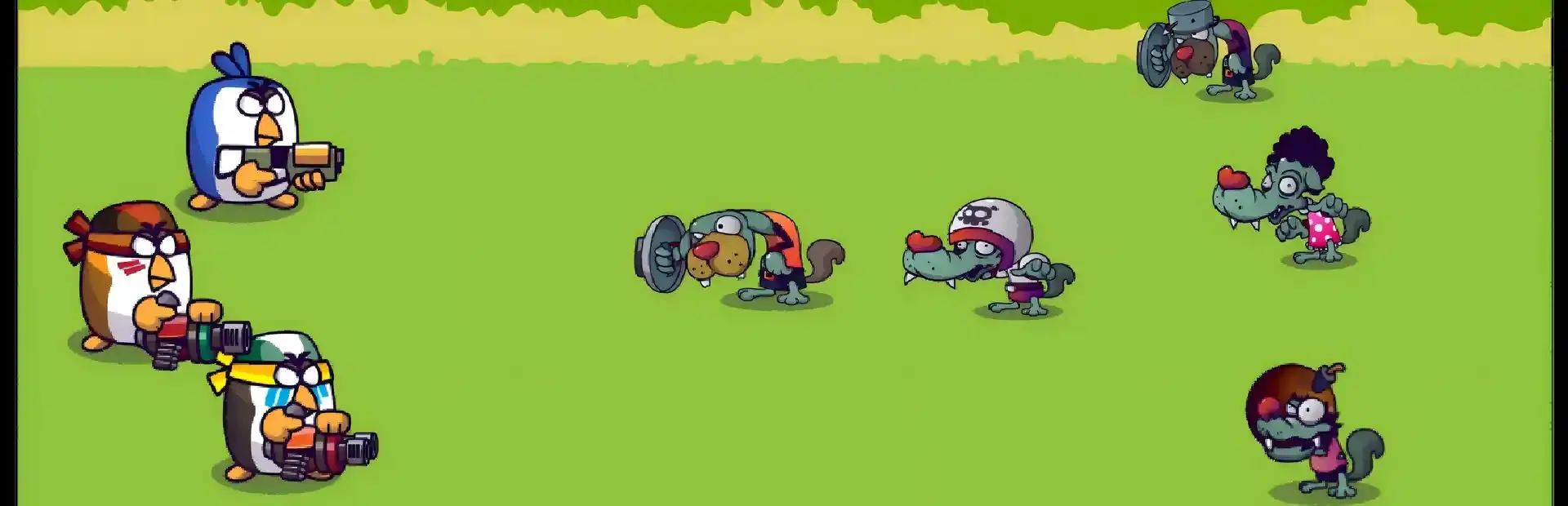 Chicken Defense War background