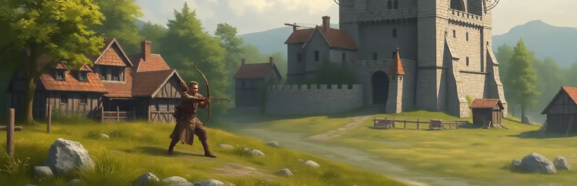 Medieval Archer Simulator background