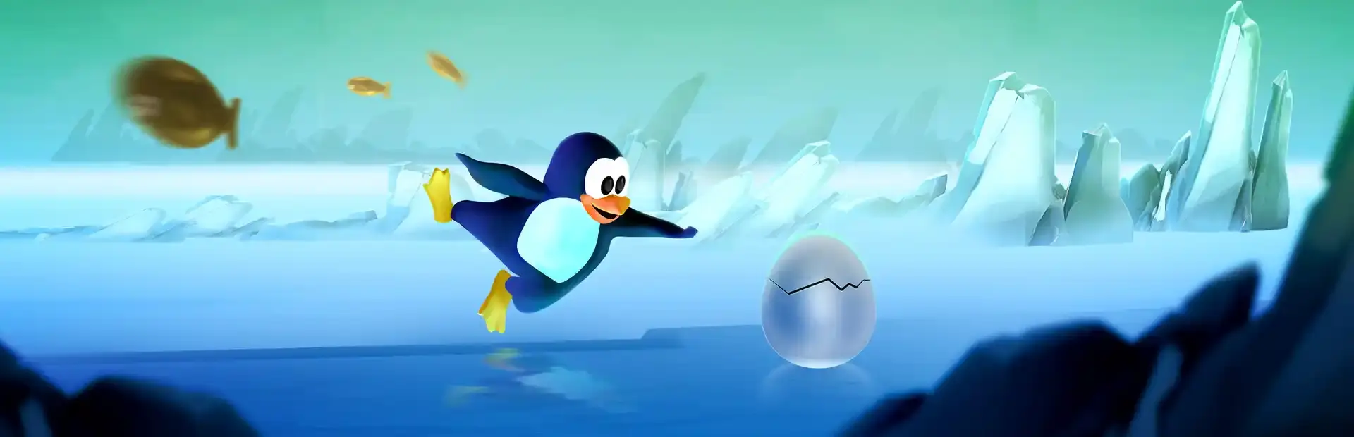Penguin Panic! background