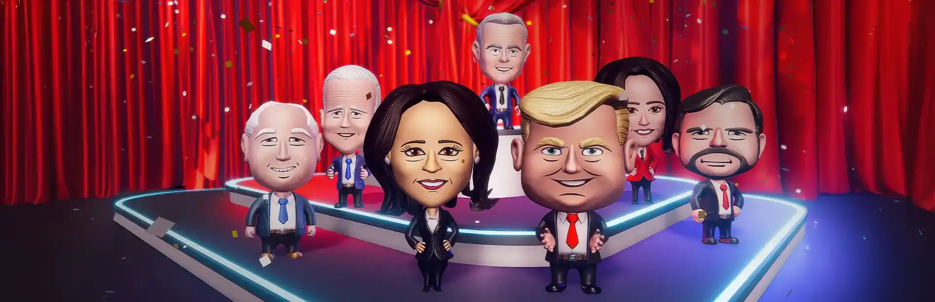 The Political Machine 2024 background