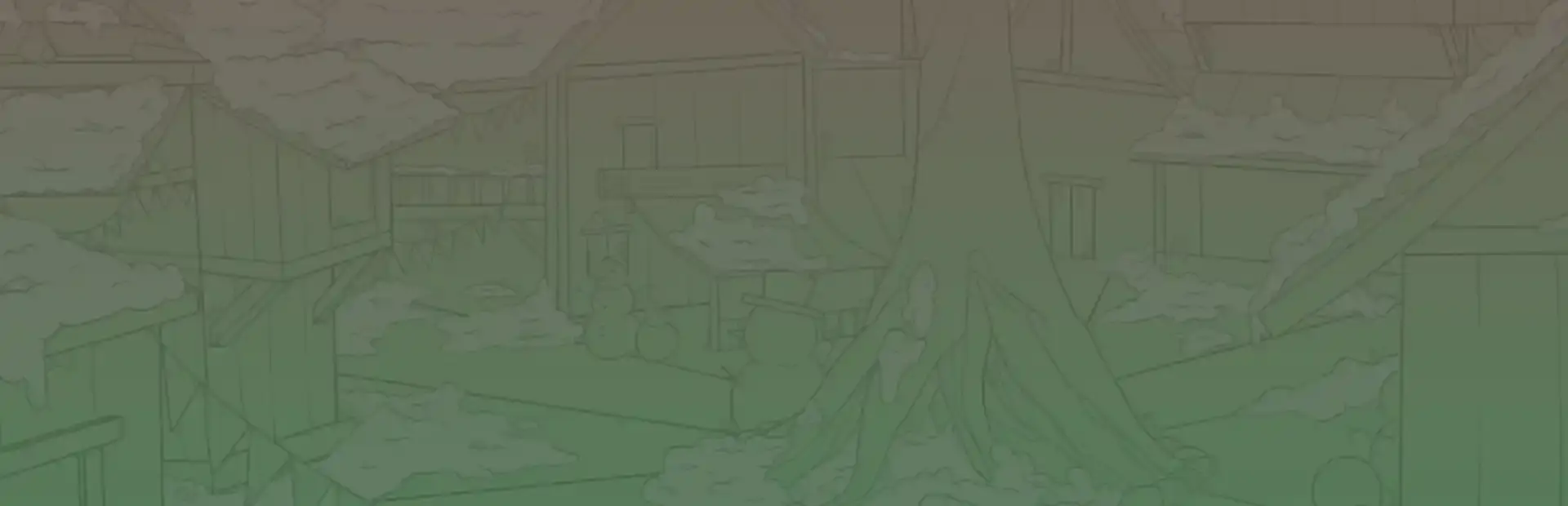 Secret Cats: Snow background