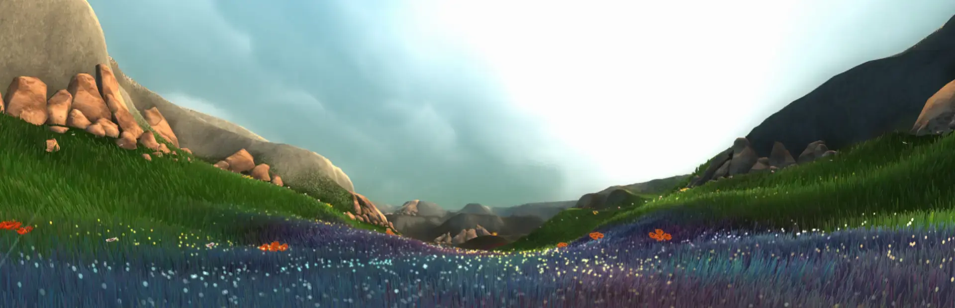 Flower House background