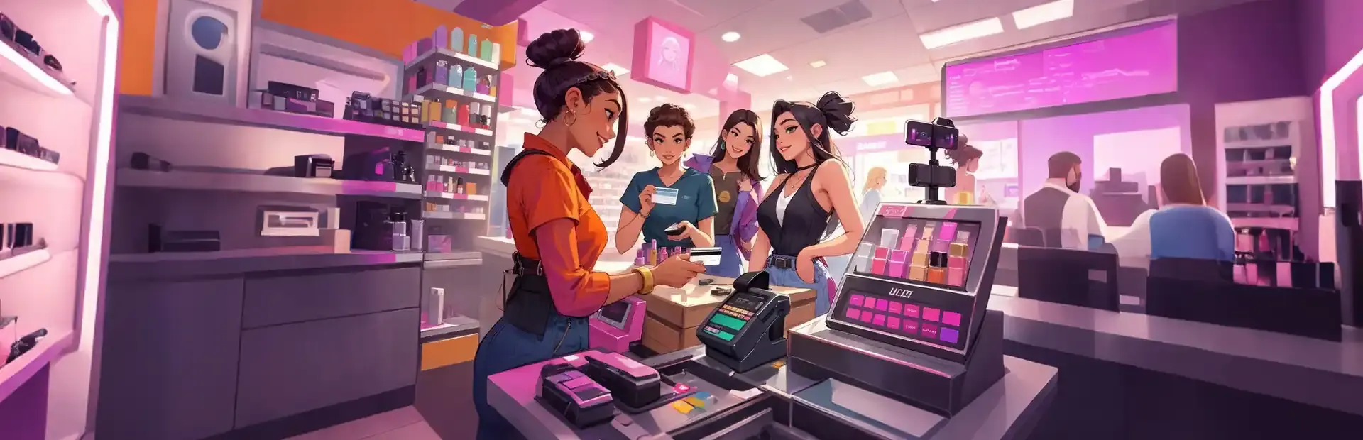 Beauty Store Simulator background