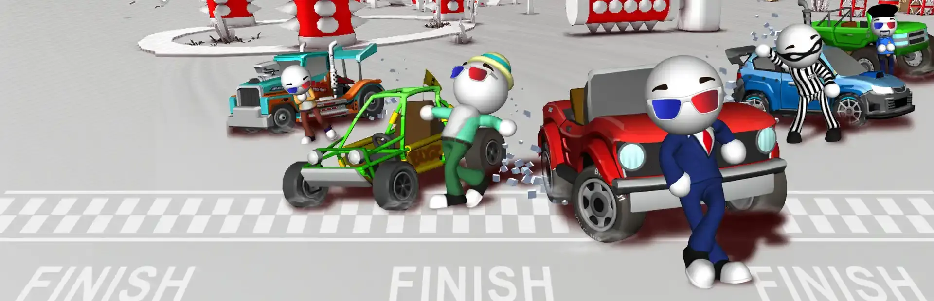 Car Crush Racing Simulator background