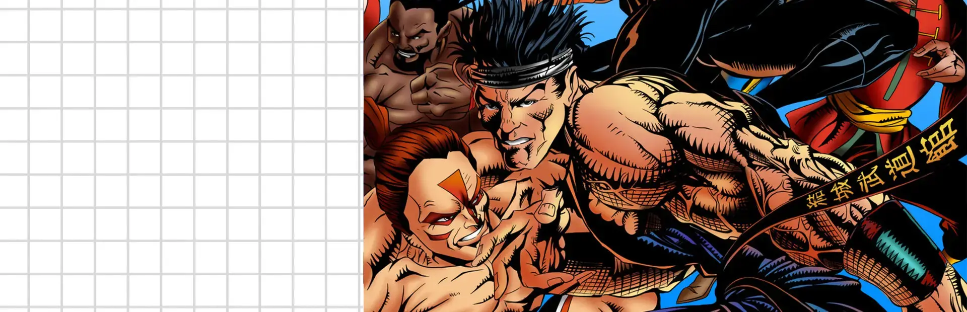 Virtua Fighter Animation background