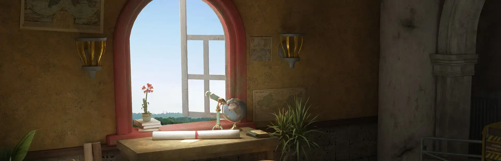 The Search background