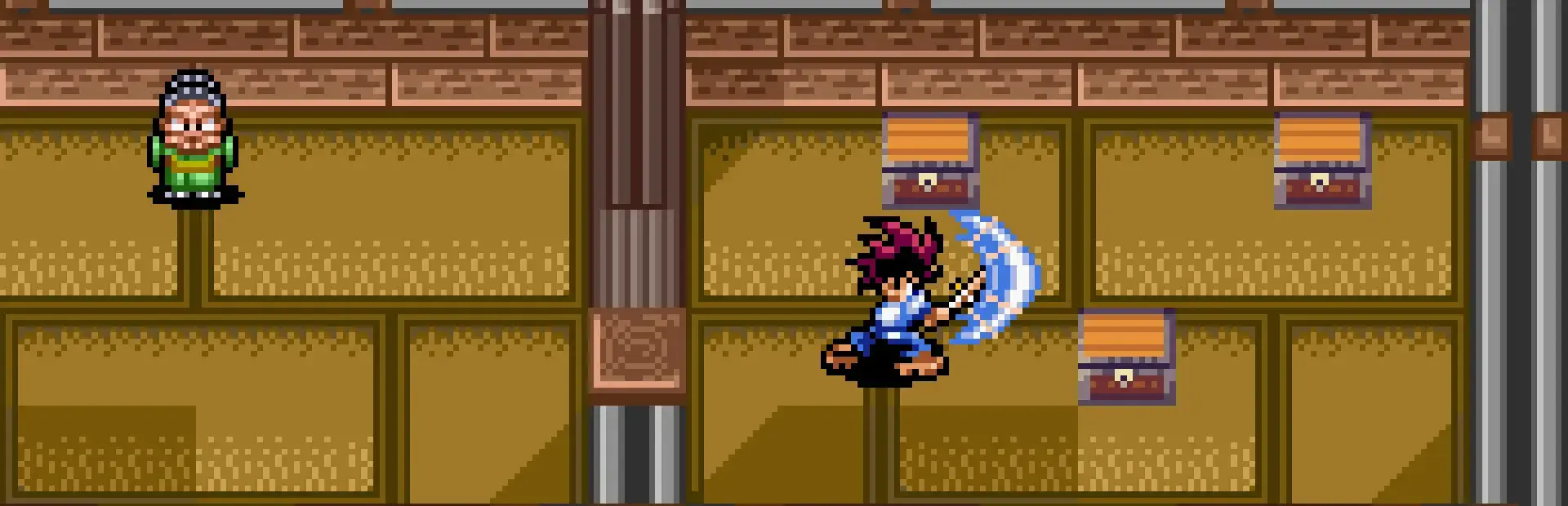 Kenyuu Densetsu Yaiba background