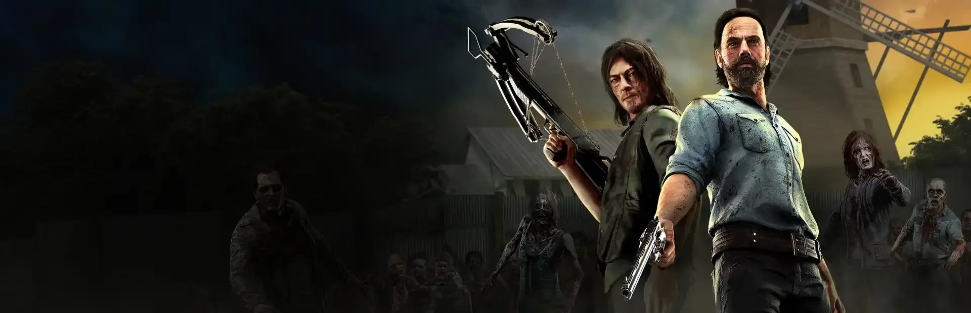 The Walking Dead Onslaught background
