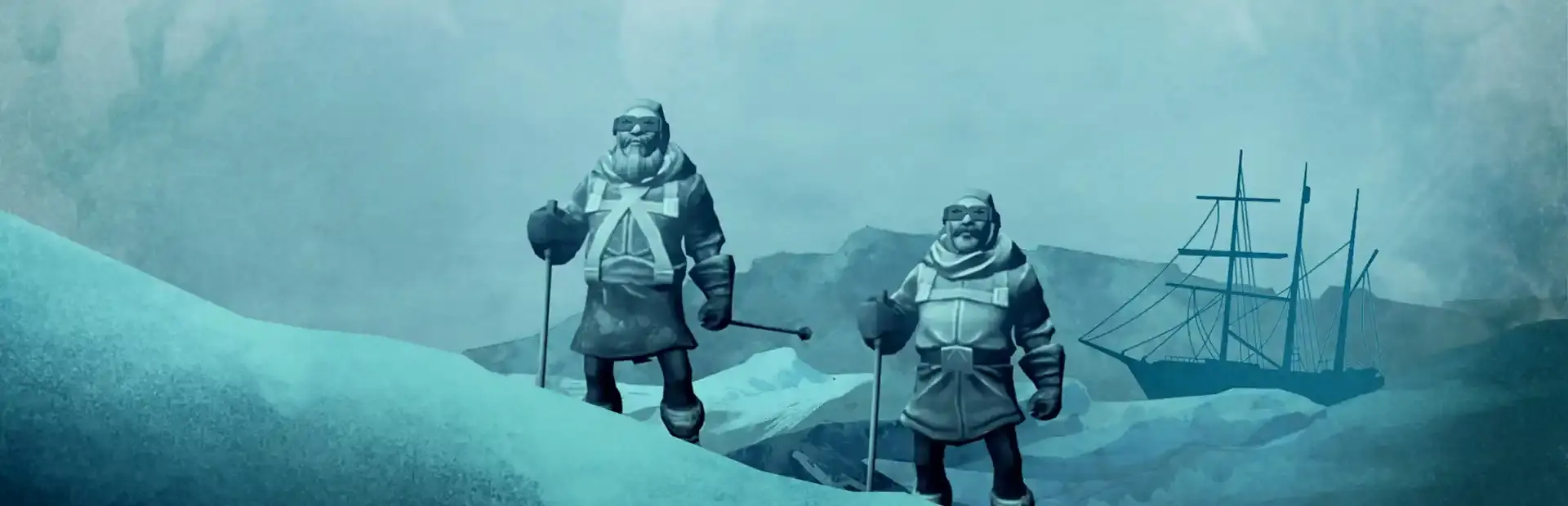 Terra Incognito - Antarctica 1911 background