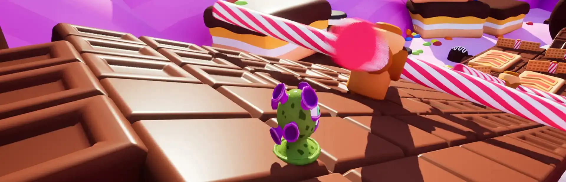 Sad Virus Foodland background