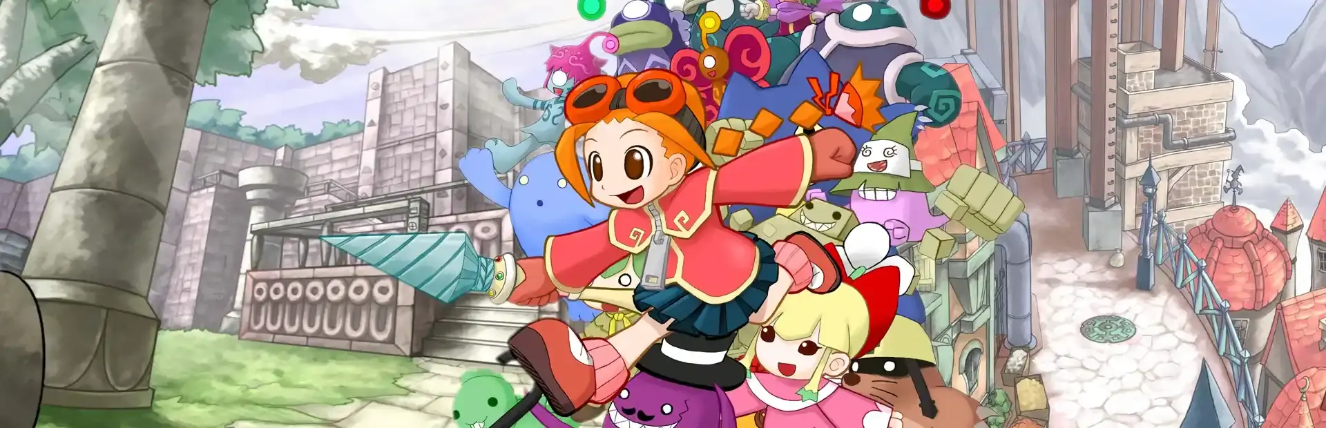 Gurumin 3D: A Monstrous Adventure background