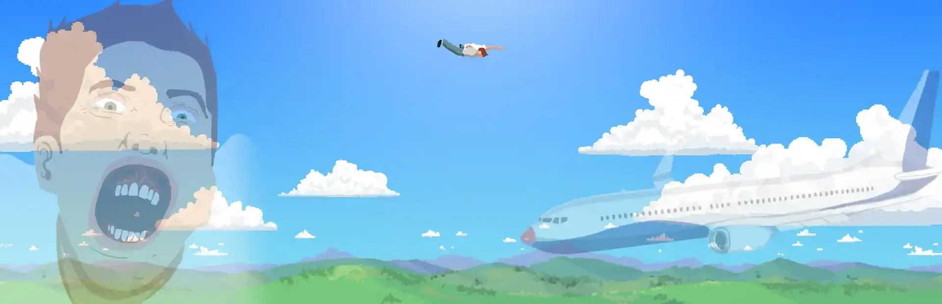 Freefall '95 background