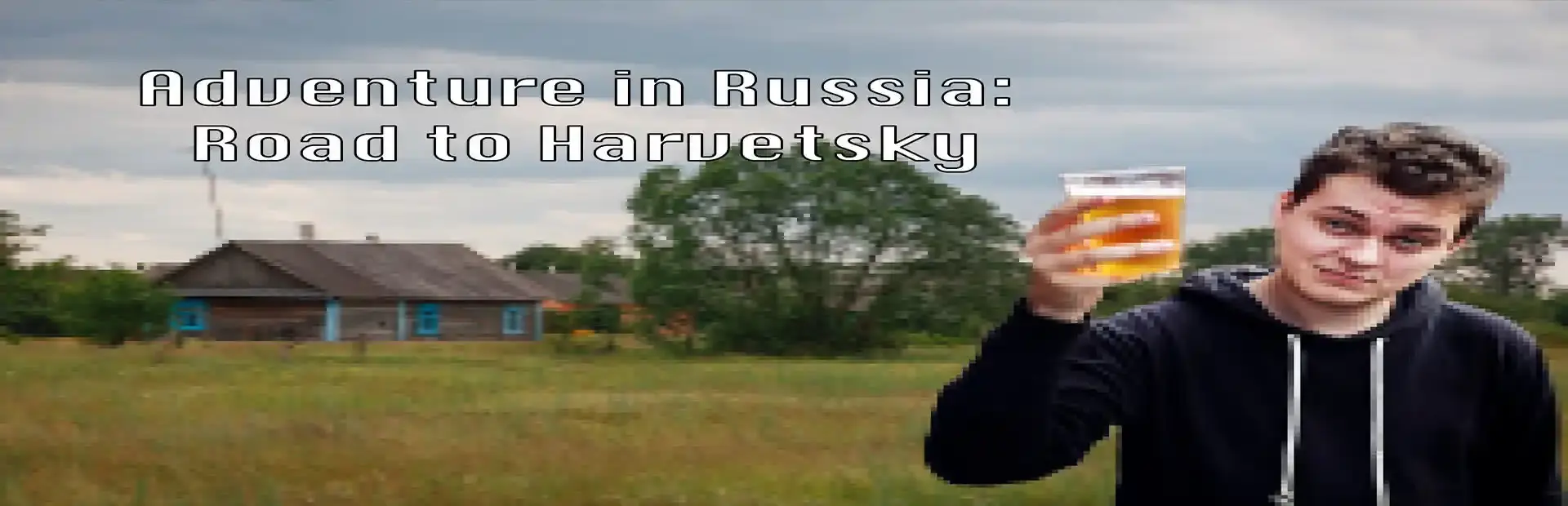 Adventure in Russia: Road to Harvetsky background