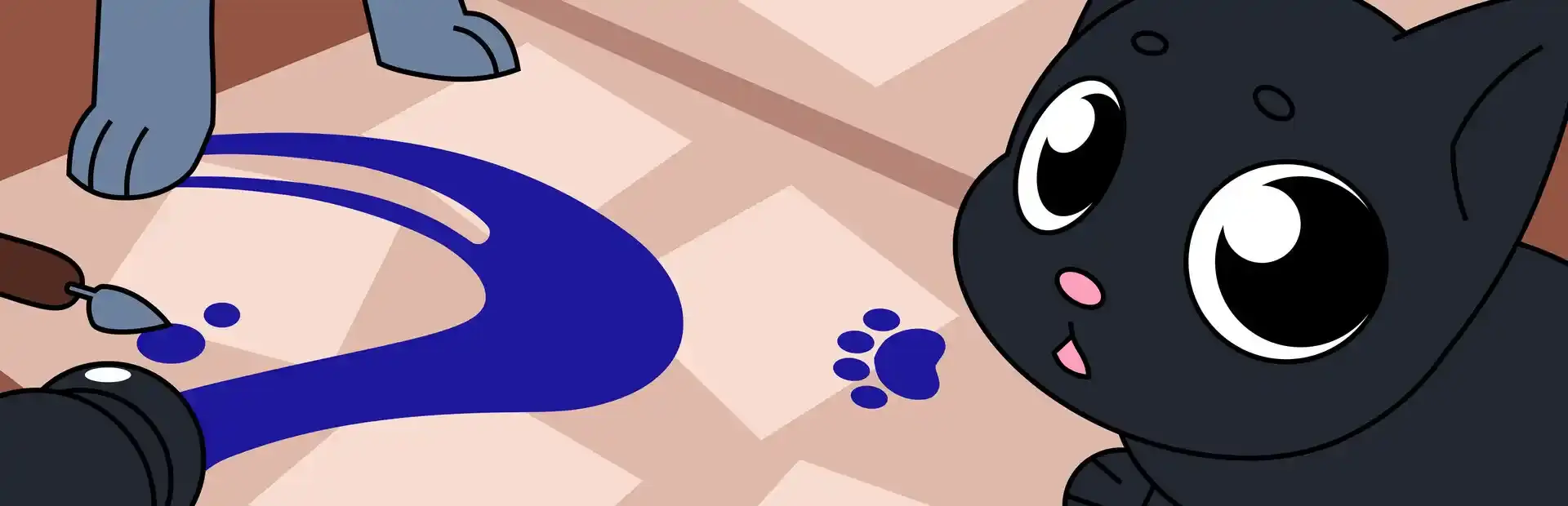 Cats Contrast background