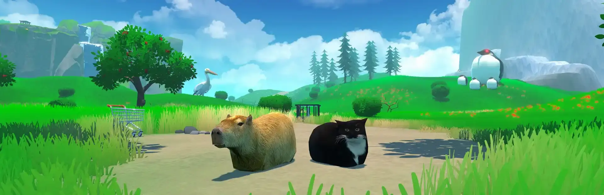 Cat & Capy background