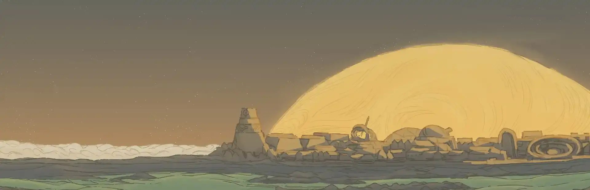 Amberspire background