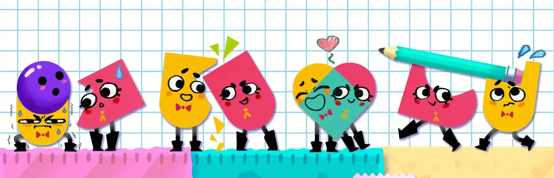 Snipperclips Plus: Cut It Out, Together! background