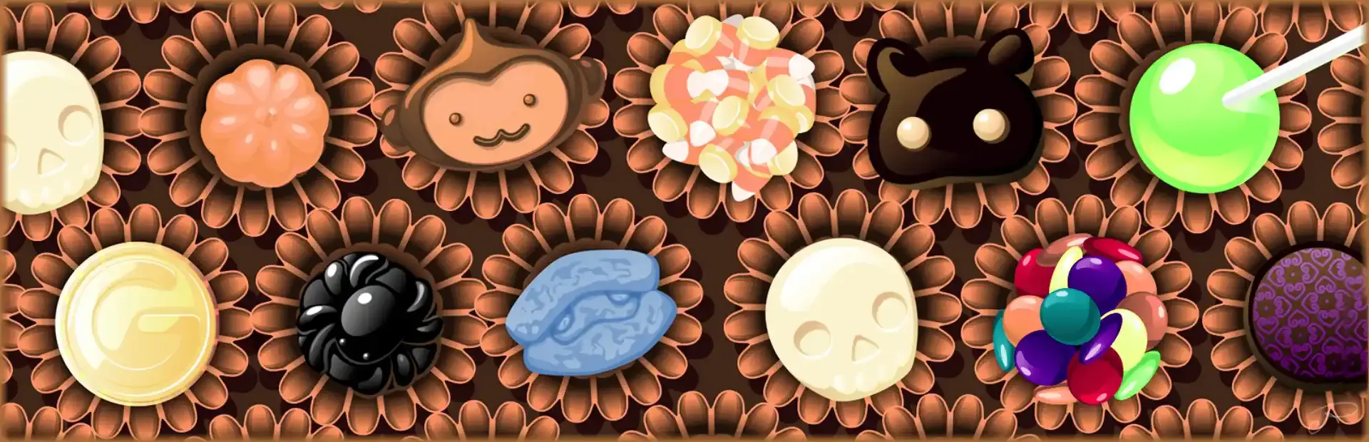 Choco Pixel X background