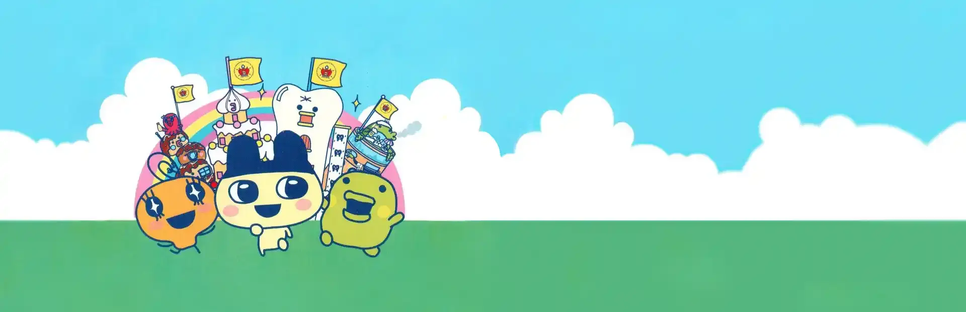 Tamagotchi Connection V5 Familitchi background