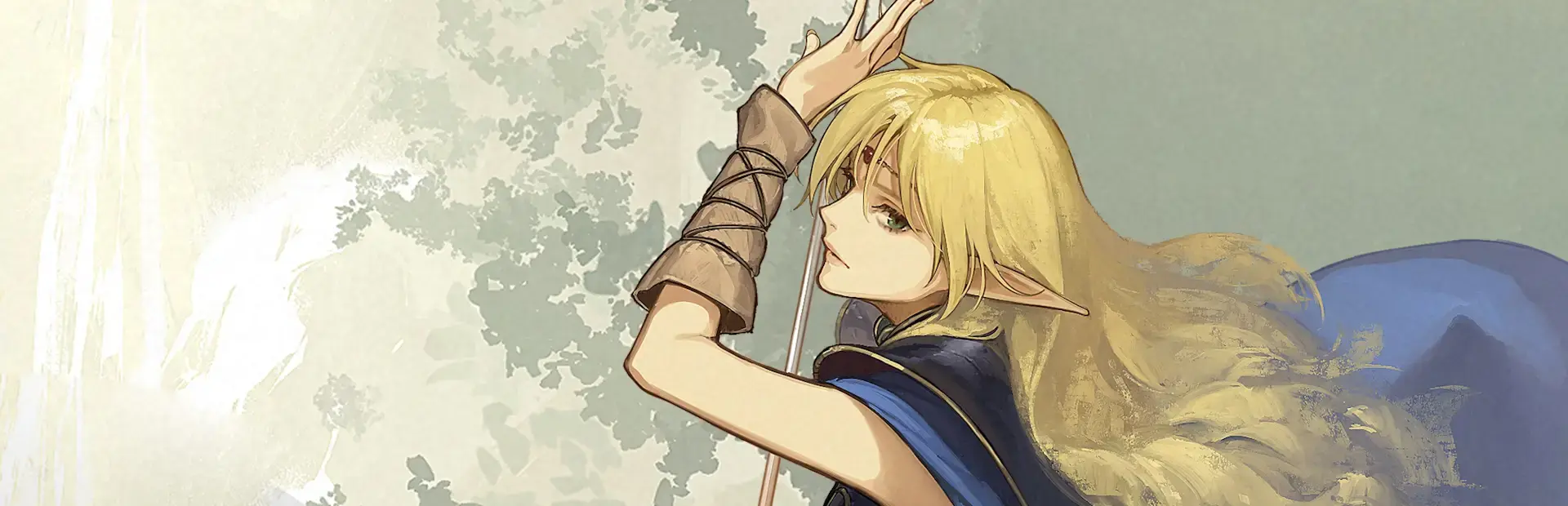 Record of Lodoss War: Deedlit in Wonder Labyrinth background