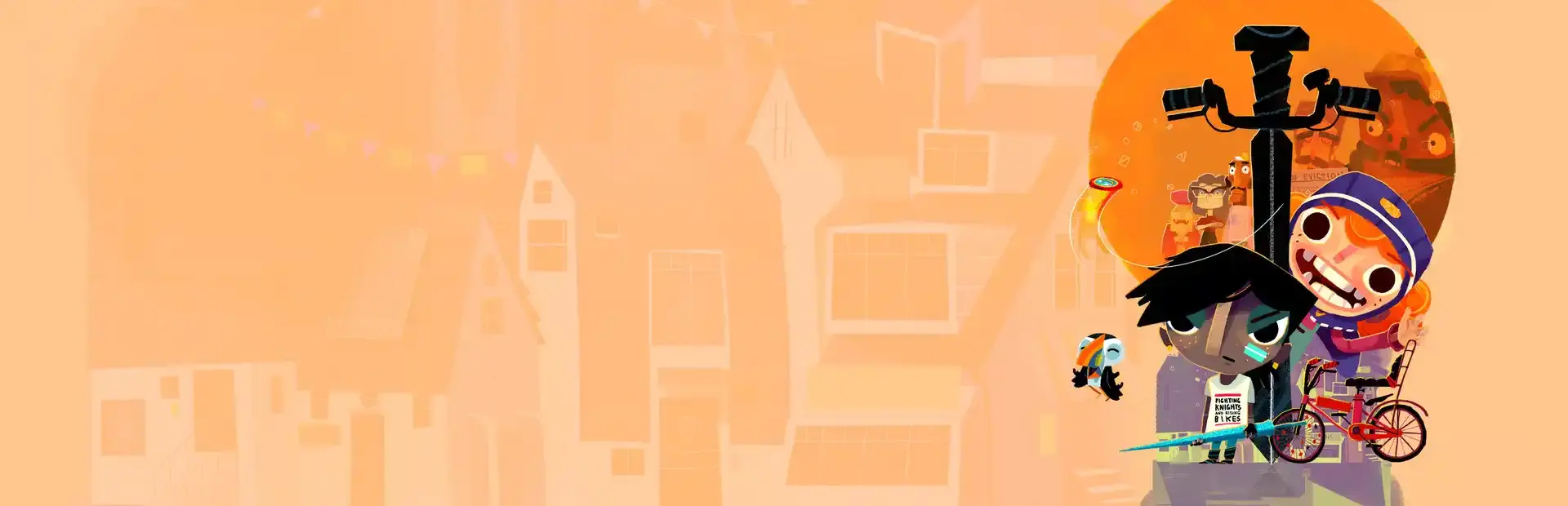 Knights and Bikes background