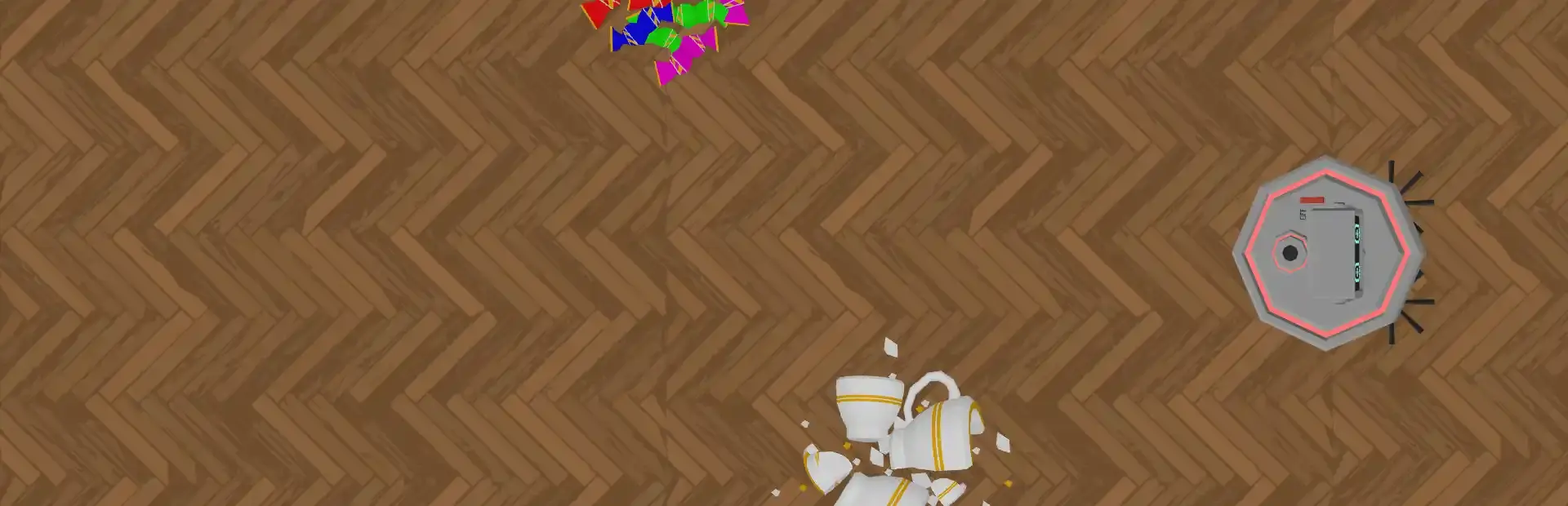 Aggressive Robot Vacuum background