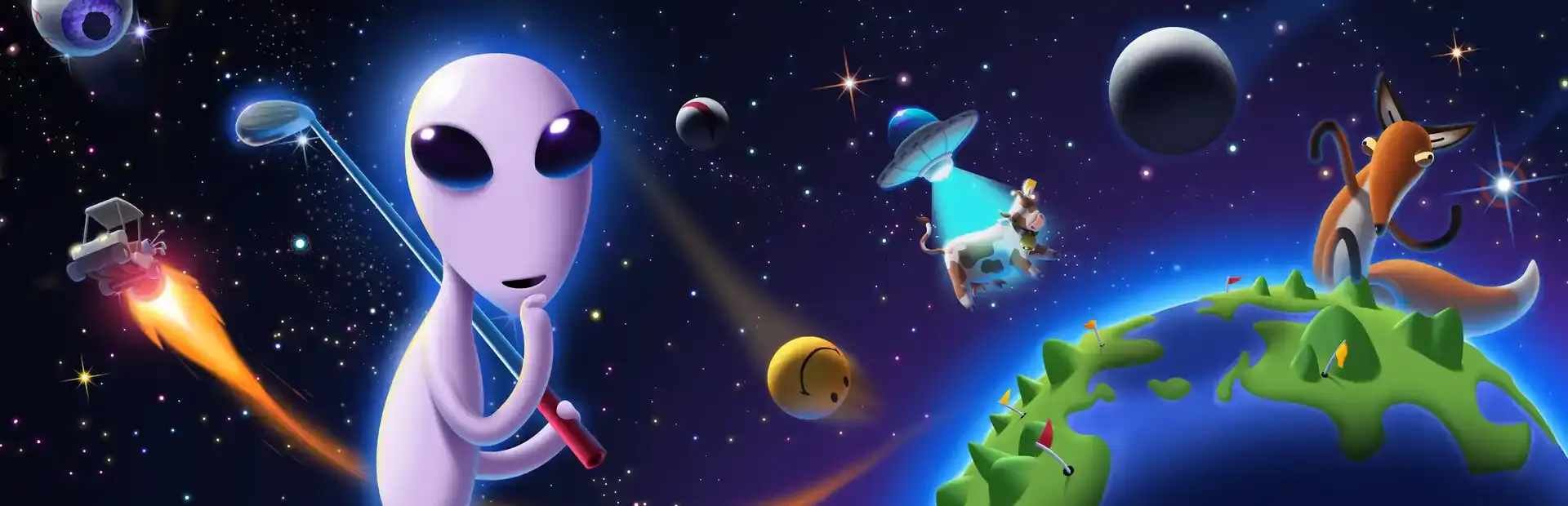 Minigolf Galaxy background